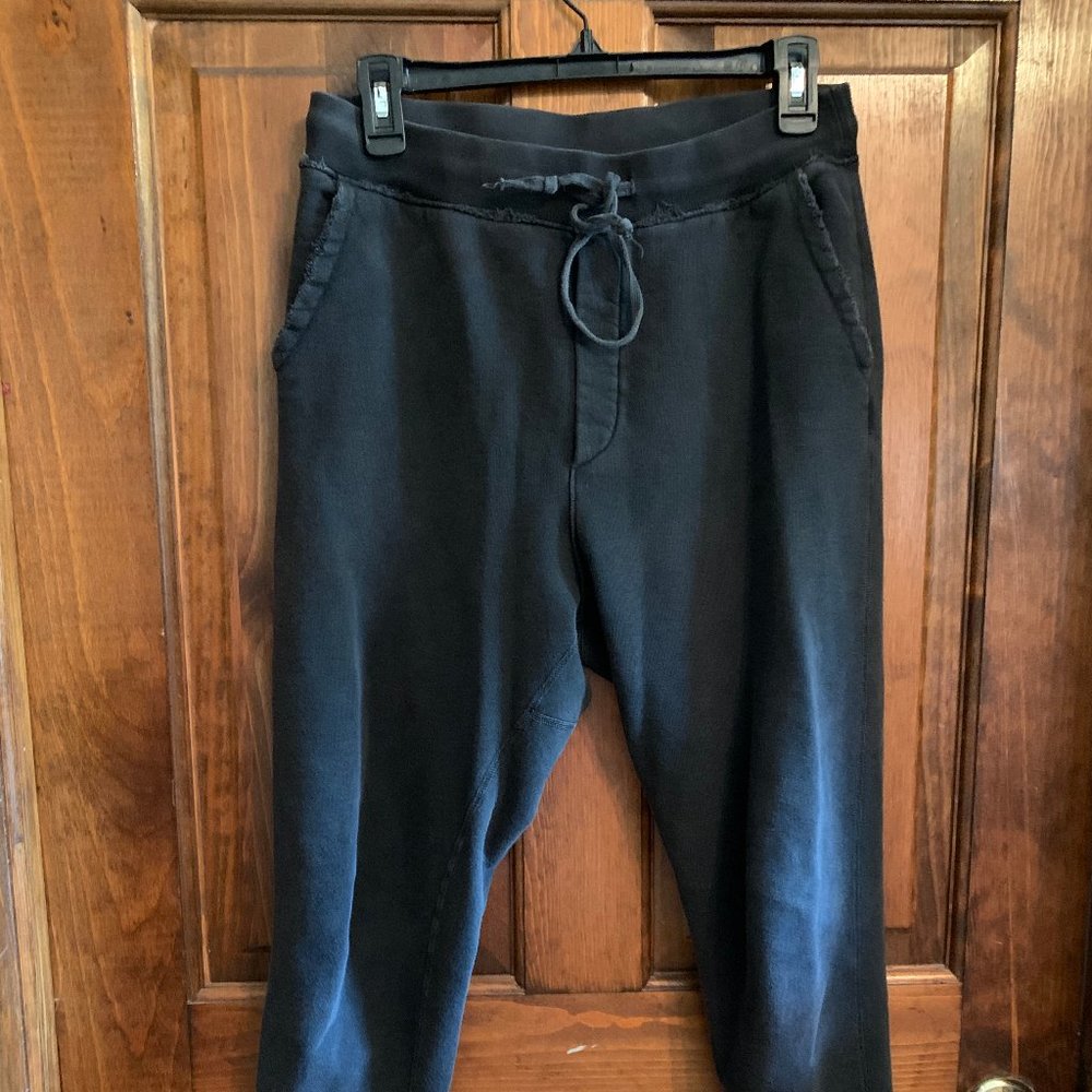 Nili Lotan Nolan Sweatpant in Washed Black